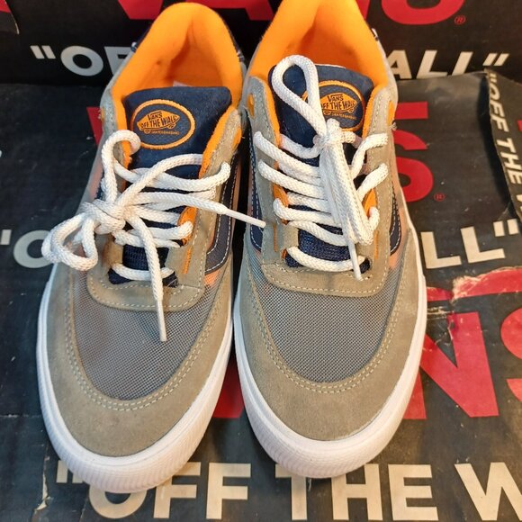 Vans Men's 8/Women's 9.5 Wayvee Smoke/Navy Skateboarding Shoes VN0A5JIAY04 - Picture 11 of 13